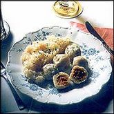 Serviervorschlag - Grammelknödel mit Sauerkraut
