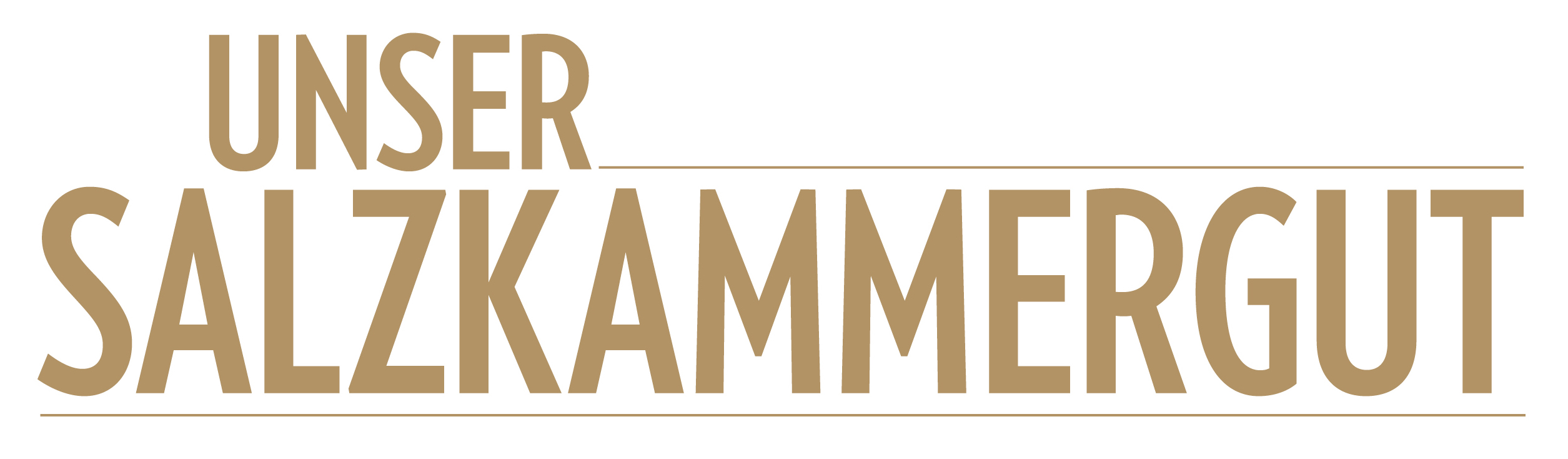 Unser Salzkammergut Logo gold