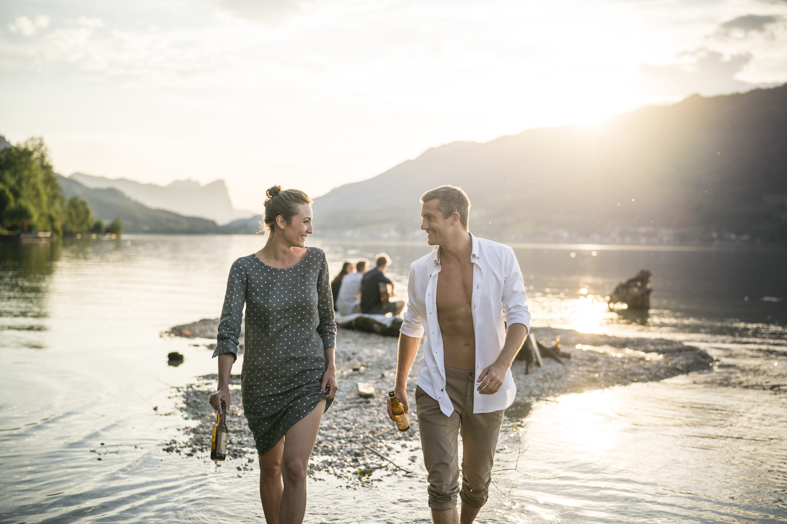 Jugendliche am Attersee